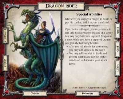 Legends of the Dragon Rider Talisman: Tales of Heroic Feats